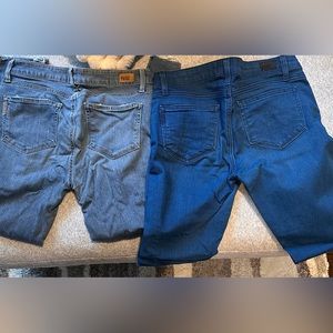 Paige Jeans SZ 29 Lot of 2 pairs. Melody crop and Frenchie Ultra Skinny